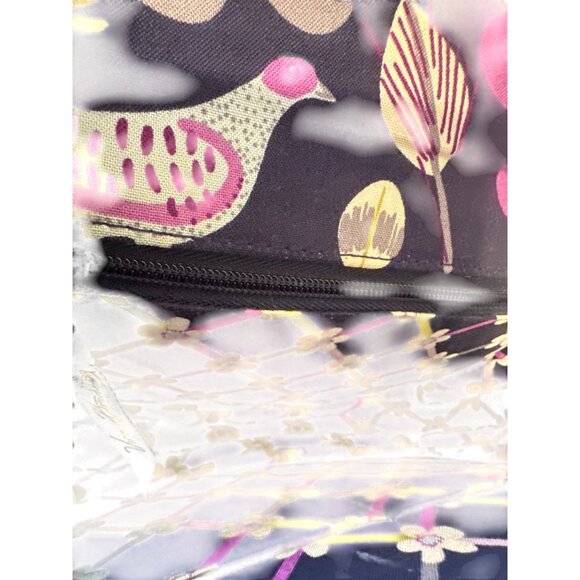 Quilted Floral & Bird Print Crossbody Bag With Adjustable Strap - Picture 4 of 4